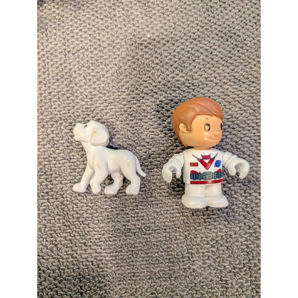 LEGO Duplo Astronaut Spaceman & White Dog Space Figure Set Toddler Toy
